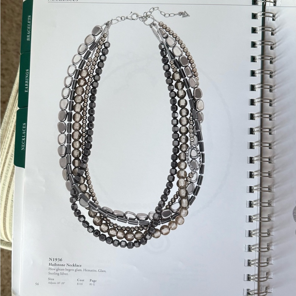 Silpada Hailstone Necklace - Picture 5 of 7
